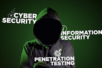 cybersecurity, information security and penetration testing tasks