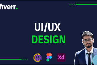 do creative UX UI design, wireframes and prototype