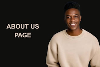 write an about us or brand story page for your website