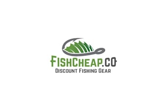 do progressive genuine legend fishing tackle ecommerce store logo