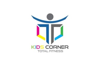 design modern unique better fitness child care logo for you