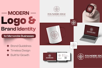 modern logo and brand guidelines