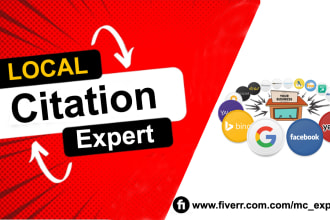 do local citations or business directory listing manually