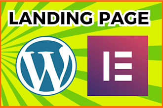 create modern landing page design