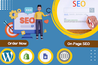 optimize wordpress on page and off page SEO