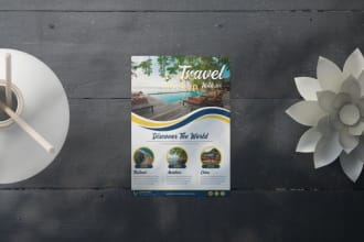 design awesome church flyer, travel, event, party flyer, corporate brochure