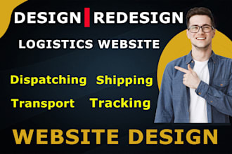 build logistics website, freight brokerages, tracking dispatch, cargo website