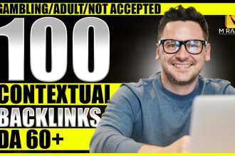 build 100 manual off page SEO contextual backlinks white hat link building