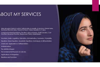 assist you with calculus, college algebra and business mathematic courses