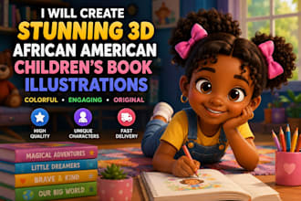 draw children story book illustration and illustrator