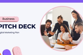 make investor pitch deck and powerpoint presentation