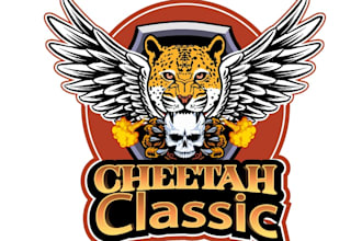 design wonderful cheetah logo