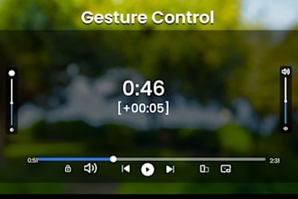 create professional video player app design