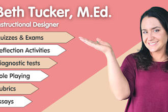 craft professional level assessments and quizzes and exams
