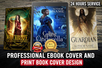 create best selling amazon book cover, ebook, paperback and book cover design