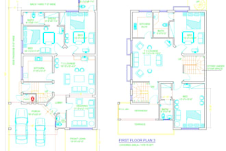 be autocad drafting architecture 2d plans
