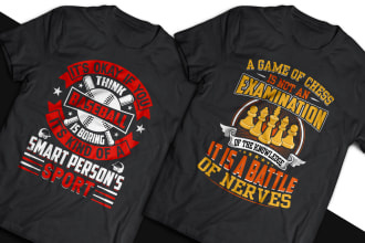 do custom trendy typography tshirt design