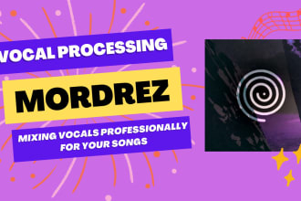 edit, tune and mix vocals to perfection