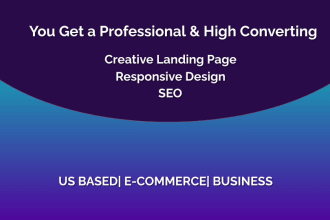design wordpress landing page, squeeze page or build wordpress website