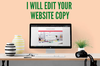 edit and proofread your website copy