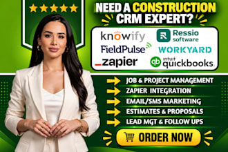 knowify fieldpulse ressio workyard quickbooks CRM automation zapier integration