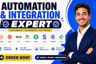 hubspot automation zapier wix jotform brevo stripe calendly slack integration