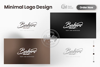 design a bespoke minimal logo for business or startup