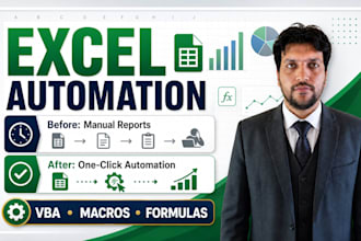 automate excel reports with formulas, vba macros, and power query