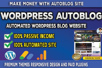 create professional wordpress automated news website wordpress autoblog