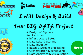 provide big data solutions with hadoop, spark, kafka, flink, airflow and more