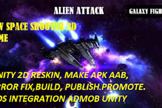 develop, admob unity ads monetize reskin your unity 2d android ios game promote