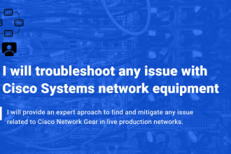 troubleshoot any issue with cisco systems network equipment