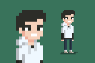 create a pixel art avatar of you in my style
