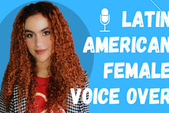 record a professional female spanish voice over