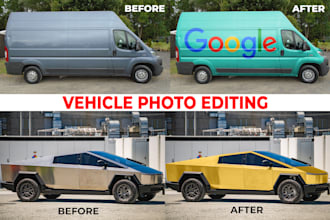 perfectly photoshop car color change, wheel or rim change, add wrap or decal
