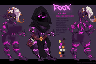 create a character concept art for you
