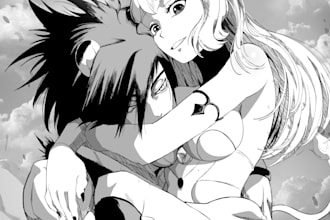 draw a character in manga style