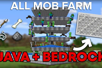 build any farm for you in minecraft bedrock or java