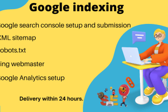 index your website on google and analytics fix robots txt and xml sitemap