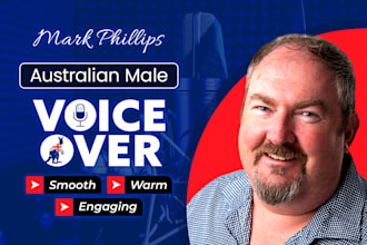 record a professional australian male voice over