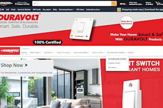 create a professional amazon brand store or storefront