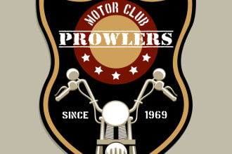 design a super modern motorcycle logo