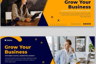 design creative facebook cover page for your business