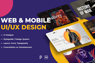 create professional mobile app UI UX design with figma mobile app design