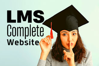 develop an elearning lms website with learndash
