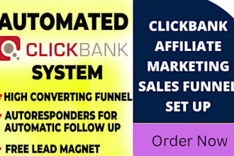 create clickbank affiliate system with follow up emails