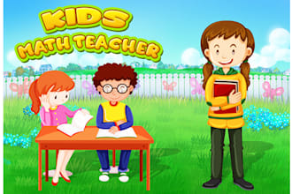 develop kid learning website, kid learning app backend