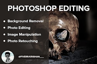 do photoshop manipulation, photo editing and retouching