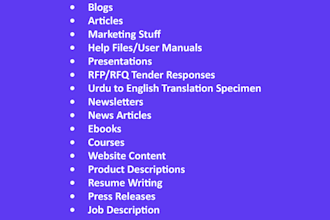do all communications and content related stuff with love
