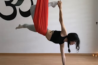 be an aerial yoga teacher online